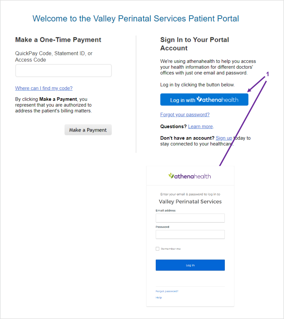 Patient Portal Guide Step 1