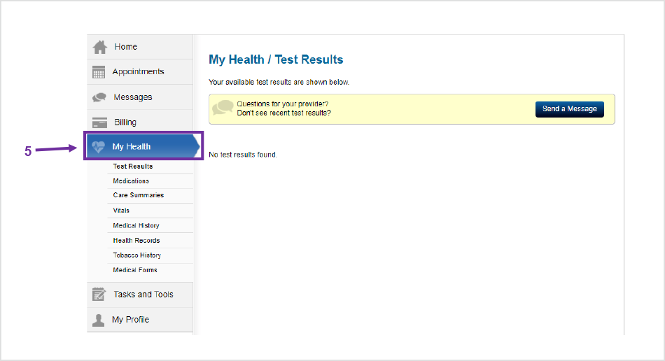 Patient Portal Guide Step 5