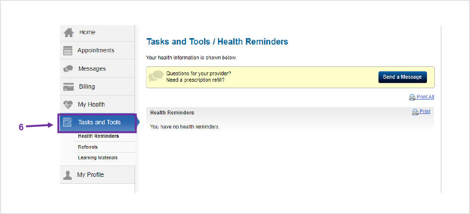 Patient Portal Guide Step 6